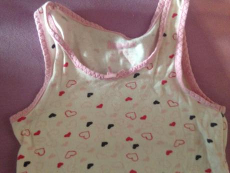 Dívčí tílko srdíčka vel. 80 - 86, lupilu,80