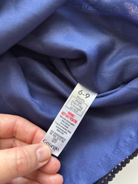 Šaty společenské s květy - v.6/9 měs zn. george, george,74