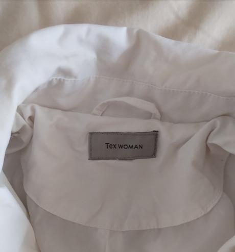 Jarní bílý trenčkot vel s-m, m