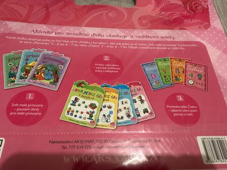 Aktovka pro moudrou dívku - 3 vzdělávací sešity, 