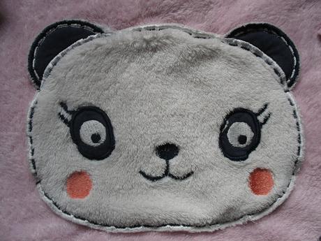 Růžová fleesová mikina s pandou vel. 86/92 lupilu, lupilu,86