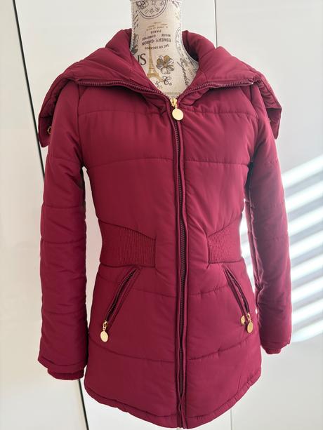 Buffalo vinove cervena prosivana bunda 34, buffalo,34