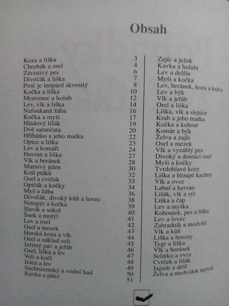 Kniha bajky o zvířátkách,