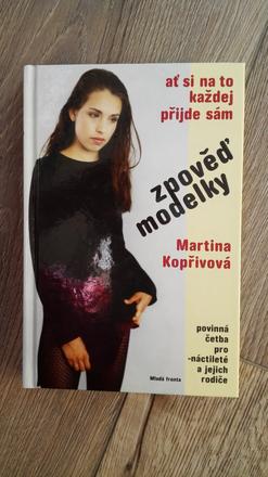 Kniha zpověď modelky - martina kopřivová,