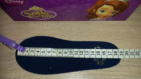 Tmavě modré sametové balerínky se sofií vel.30, disney,30