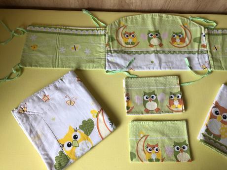 Set - povlečení do postýlky, mantinel, zavinovačka, šířka (cm): 100,délka (cm): 135