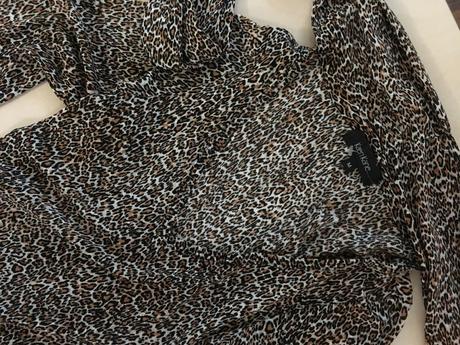 Leopard halenka se stuhou, vel s/m, karen kane, m