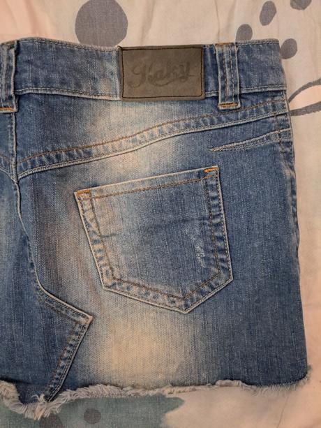 Džínová minisukně, xs