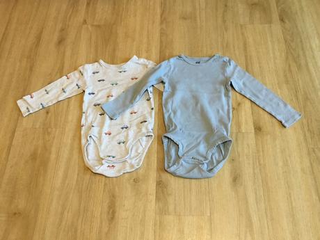 Sada s auty a se světle modrým body vel. 92, h&m,92