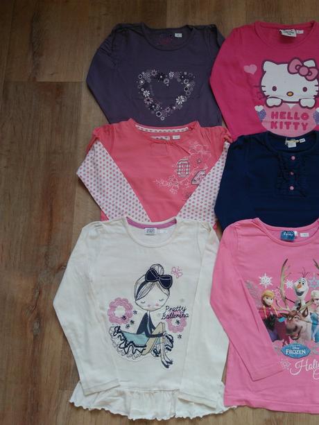 7 x tričko,tcm,faf,disney,lindex atd,vel 110/116, lindex,116
