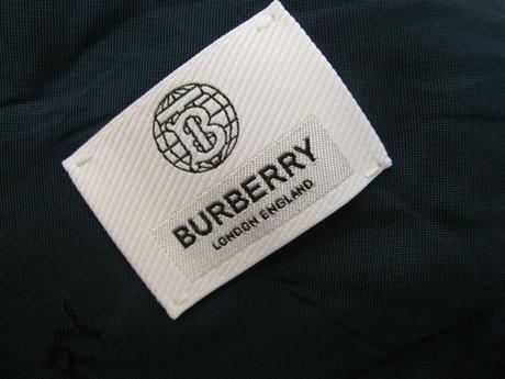 Přechodná prošívaná modrá bunda/unisex burberry, burberry,xs