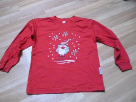 Vánoční triko skřítek vel. 4-5, 110