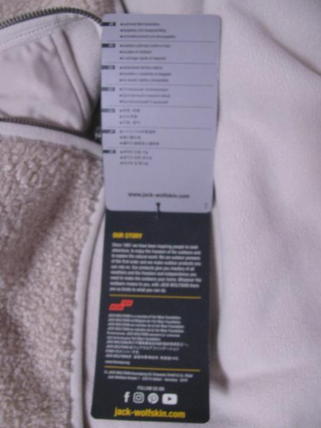 Zimní outdoorový kabátek wolfskin, jack wolfskin,l