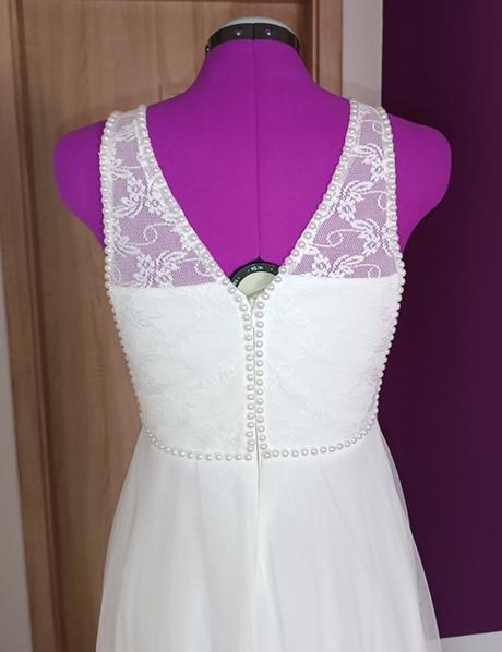 Romantické svatební šaty vel.36/38, 38