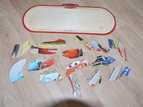 Mcqueen - zajimave drevene puzzle,