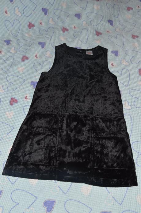 Sametové, plyšové šaty, vel. 110/116, next,110