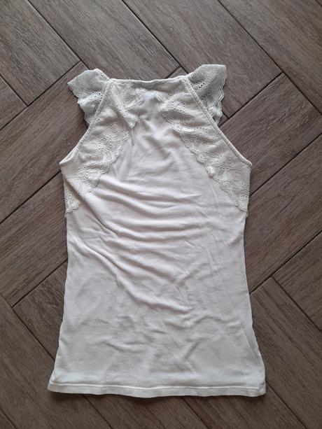 Dámské tílko s krajkou zn. hm, vel. xs, h&m,34