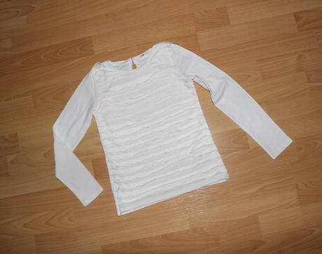 Krajkové tričko, halenka, h&m,122