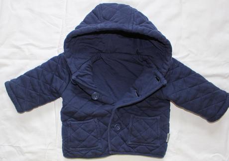 Bi16. bavlněný podzimní kabátek 3-6 měs., nutmeg,68