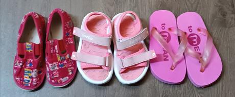 3xdívčí boty-sandále lotto, žabky, bačkory,vel.25, lotto,25