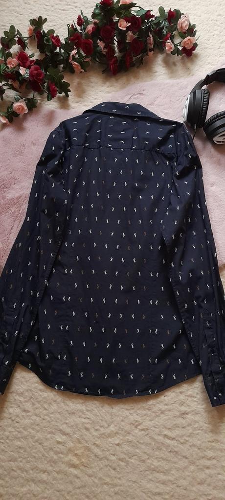 Bizzbee tmavě modrá košile s potiskem, s