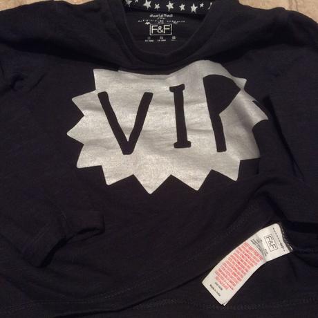 Bavlněné tričko ,,vip", f&f,86