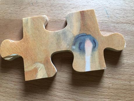 Drevene puzzle - kone / 3+ vek,