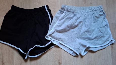 2x šortky, h&m,164