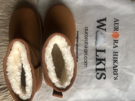 Zimni boty 37 s koziskem hnede, 37