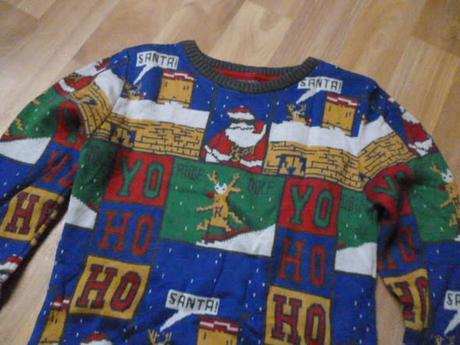 Vánoční svetr next vel. 6-7, 122