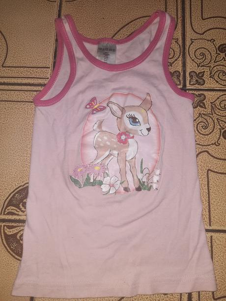 Dívčí tílka mix vel. 98 - 104, okay,98