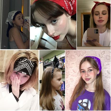 Barevné bavlněné multifunkční letní šátky /ks-55kč,