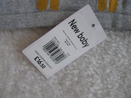 Novorozenecký svetřík s dinosaurem, mothercare,50