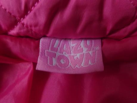 Zimní růžová bunda, vel. 98, lazy town,98