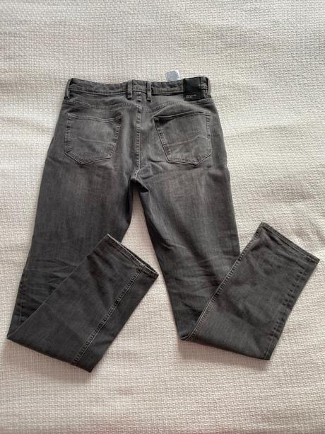 Džíny/rifle vel. 32/34 straight šedé, jako nové, c&a,m