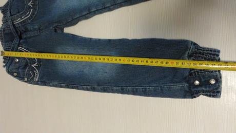 Zateplené riflové kalhoty, 116