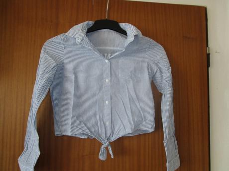 Velmi pěkná, moderní dívčí košile - halenka, 146