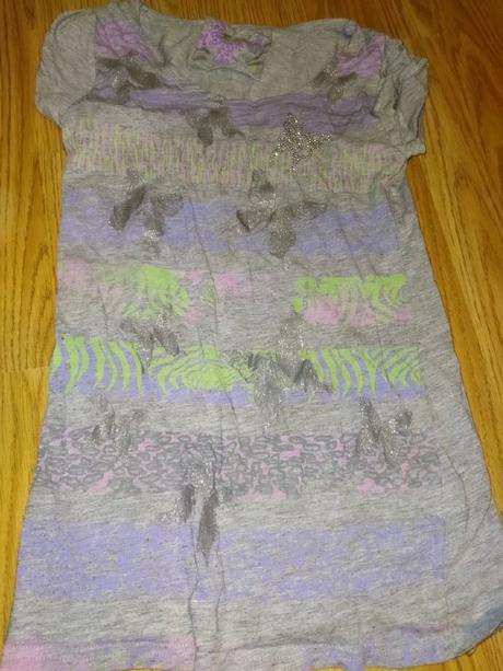 Šedé tričko 134, 134