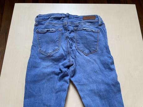 Děrované džíny, vel xs, tally weijl, tally weijl,xs