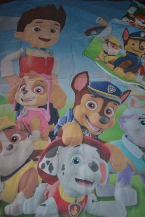 Bavlněné dětské povlečení patrola, šířka (cm): 100,délka (cm): 135