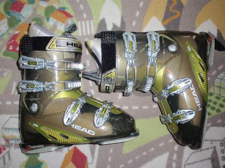 Lyžařské boty-přeskáče dospělé head šedé vel. 43,5, head,43