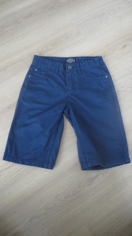 Plátěné kraťasy modré c&a, c&a,140