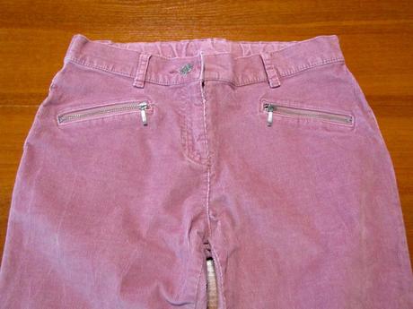 Dívčí manžestrové kalhoty vel 152-158, f&f,158