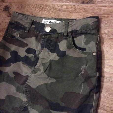 Riflová sukně s regulací zn. denim co., denim co,140