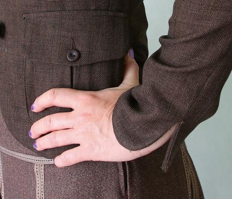 Hnědé sako s nakládanými kapsami orsay vel.xxs-32, orsay,xs