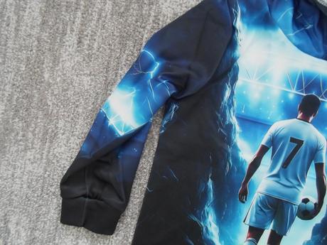 Modrá mikina s kapucí ronaldo, 110