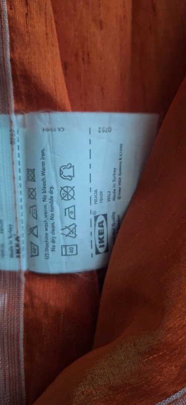 Ikea závěsy felicia (pár 2ks), 