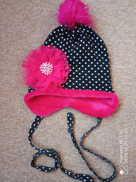 Čepice s květinou vel."5-8let", 