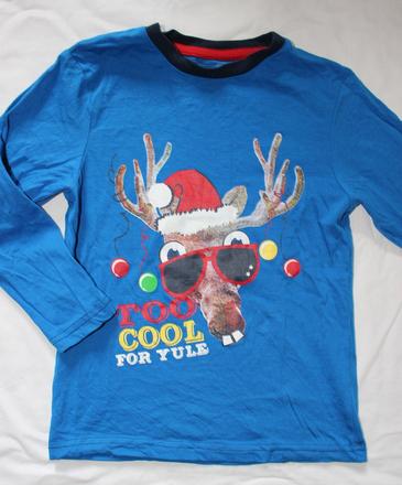 Op251. pyžamové tričko se sobem 5-6 let, 116