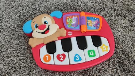 Fisher-price pejskovo piano, hraje a učí,